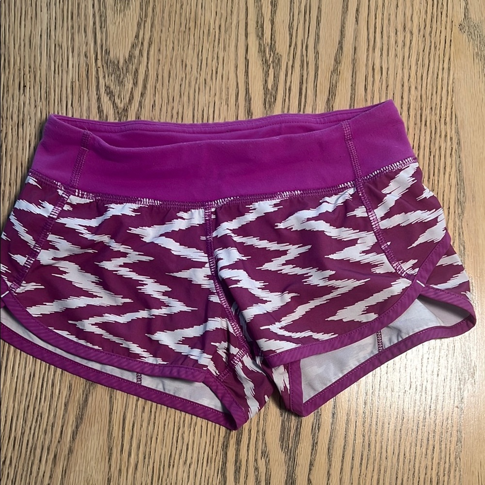 Girls Ivivva Lululemon Yoga Running Lined Athletic Short Shorts Sz 8